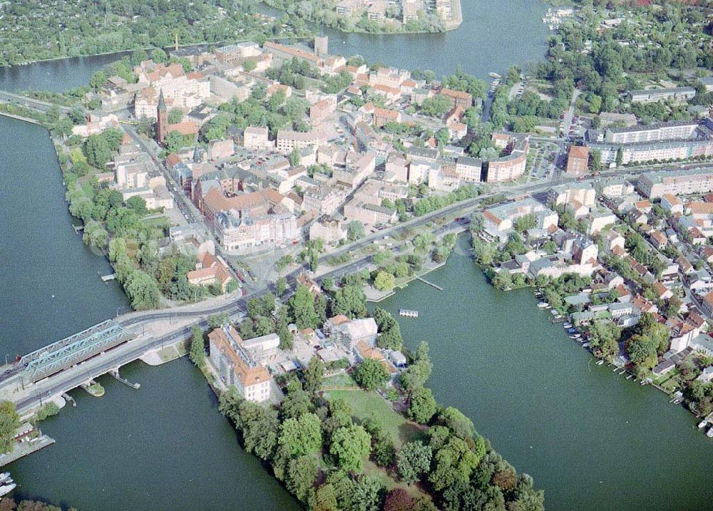 Berlin - Köpenick from above - Schloßinsel in Berlin - Köpenick.