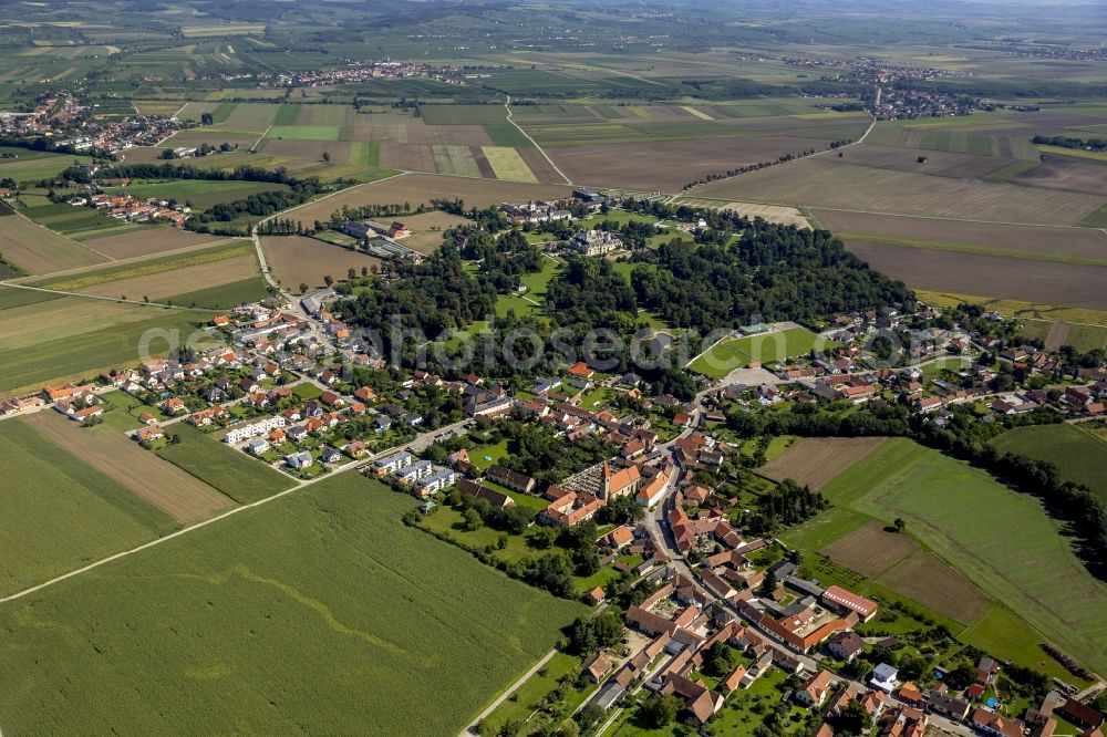 Aerial image Grafenegg - Castle Park and Castle Grafenegg in Lower Austria in Austria