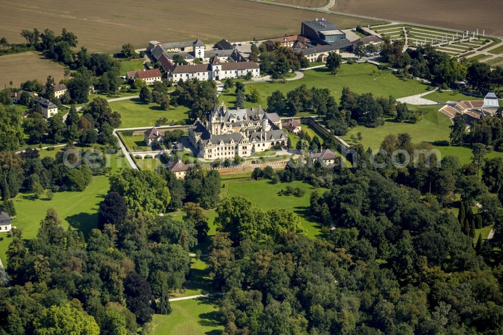 Aerial photograph Grafenegg - Castle Park and Castle Grafenegg in Lower Austria in Austria