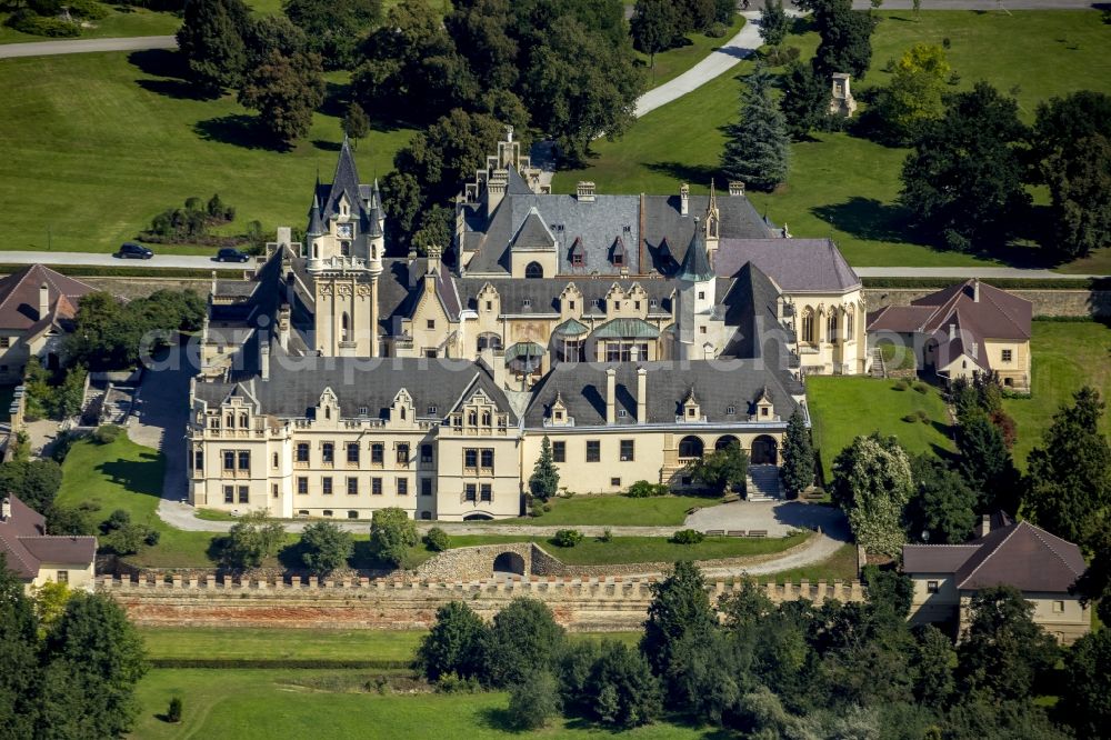 Grafenegg from the bird's eye view: Castle Park and Castle Grafenegg in Lower Austria in Austria