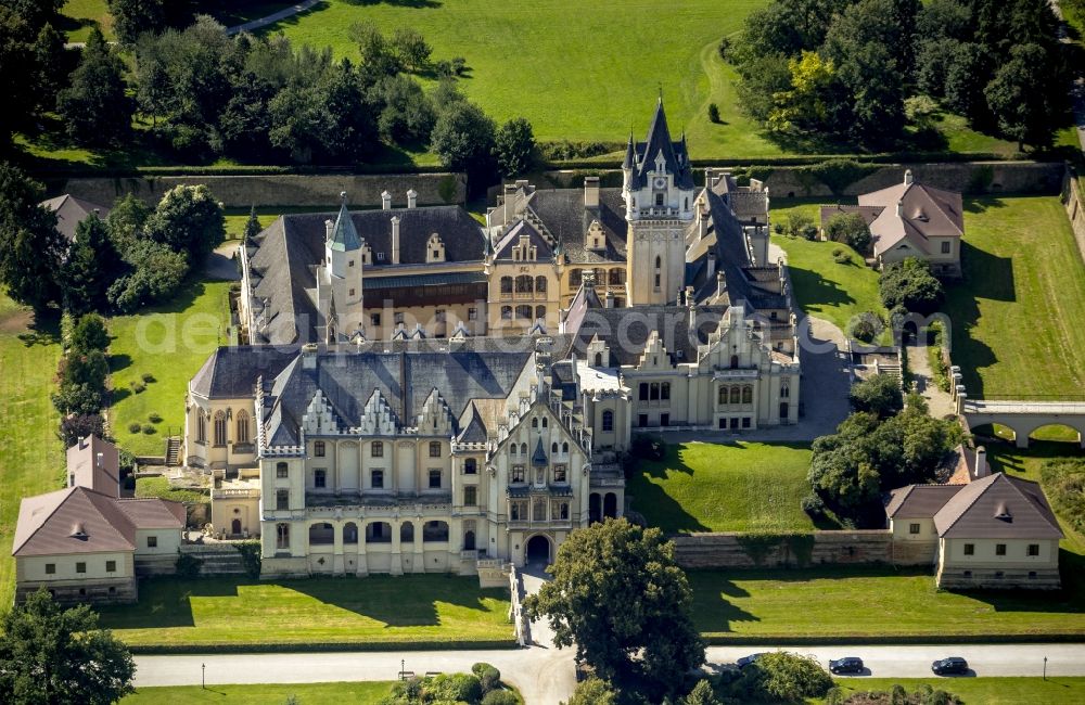 Aerial photograph Grafenegg - Castle Park and Castle Grafenegg in Lower Austria in Austria