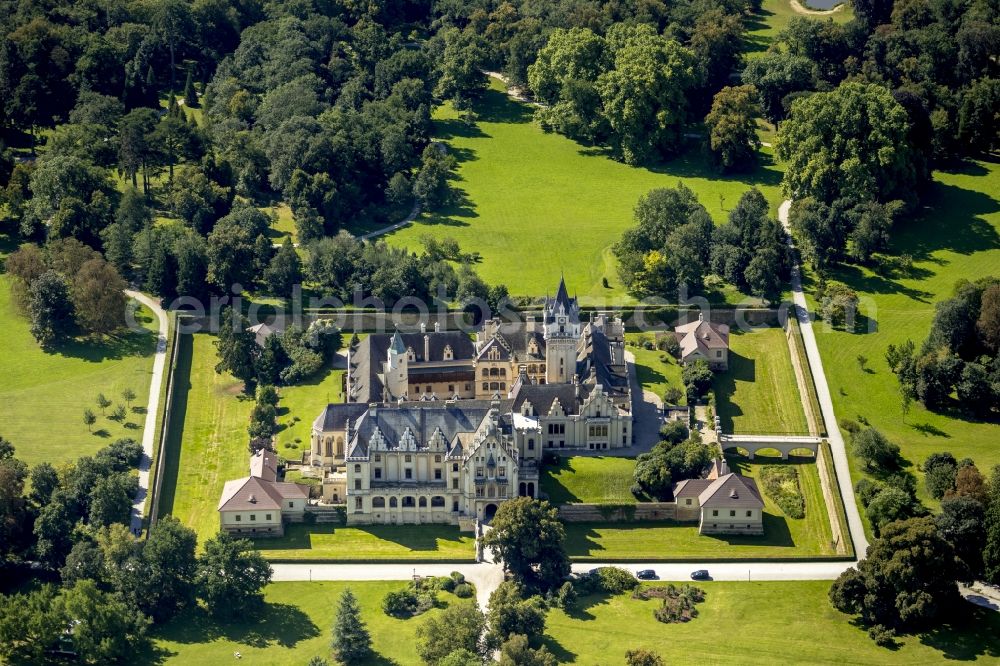 Grafenegg from above - Castle Park and Castle Grafenegg in Lower Austria in Austria