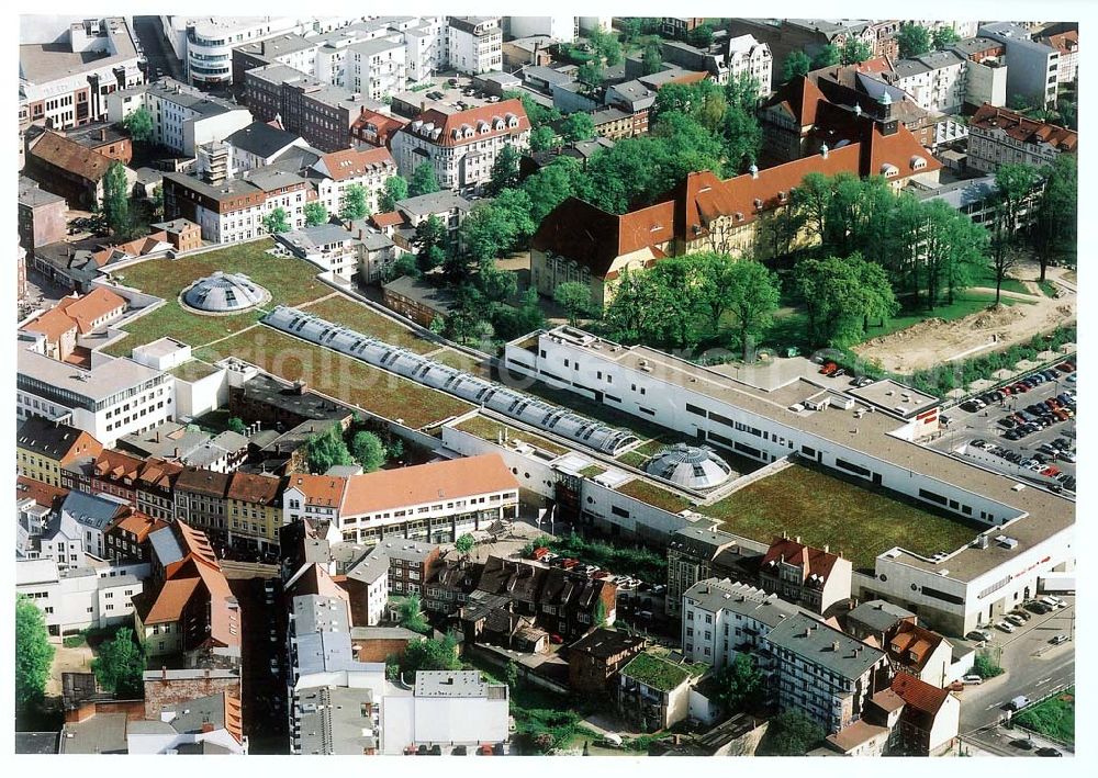 Schwerin / MV from above - Schloßparkcenter der ECE in Schwerin / Mecklenburg - Vorpommern 10.05.02