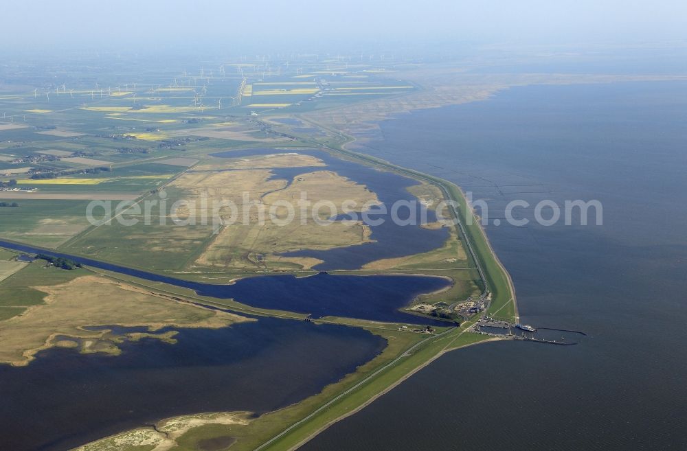 Aerial image Ockholm - Schluettsiel in Ockholm in the state of Schleswig-Holstein