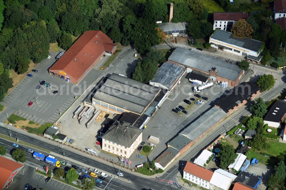 Aerial image Berlin - Brandy and Alkohohl factory premises of Schilkin GmbH & Co. in Berlin Kaulsdorf