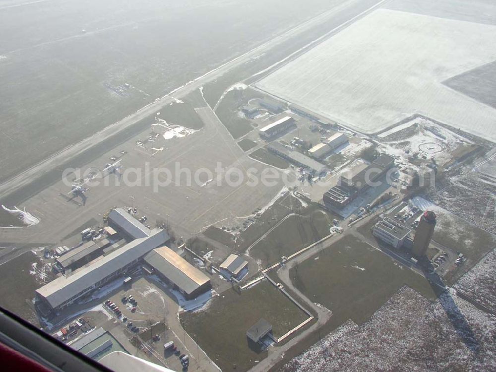 Aerial photograph Schönefeld/Brandenburg - Flughafen Schönefeld im Bundesland Brandenburg Pilot: Grahn