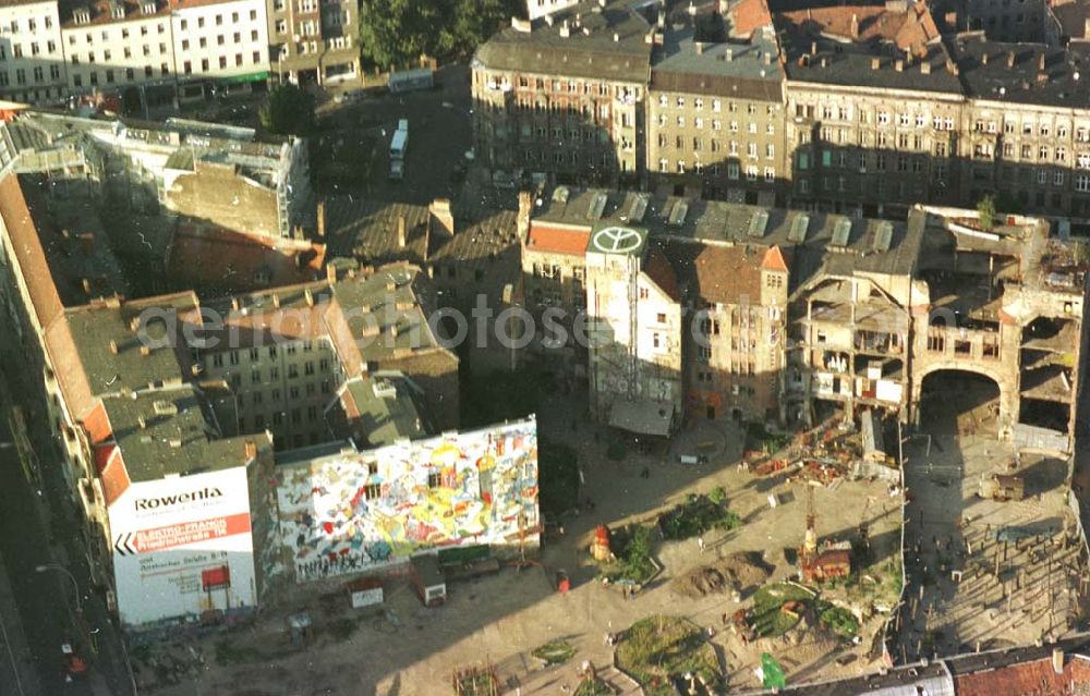 Aerial photograph Berlin - 02.10.94 Schönhauser Tor