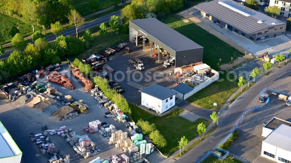 Aerial photograph Buchholz - Scrap wholesale Richarz in Buchholz in the state Rhineland-Palatinate, Germany