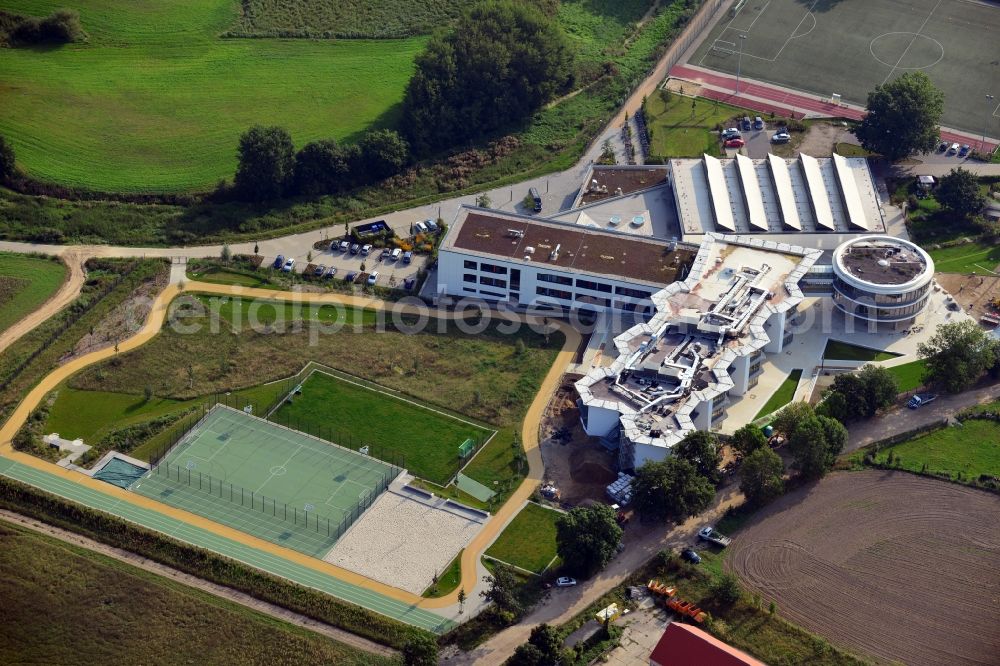 Mühlenbeck from the bird's eye view: View of the annex building of the Käthe- Kollwitz- School in Mühlenbeck in the state Brandenburg