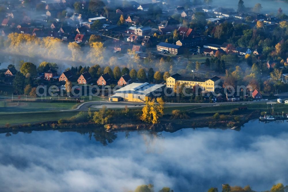 Aerial photograph Hohnstorf (Elbe) - School gym hall in Hohnstorf (Elbe) in the state Lower Saxony, Germany