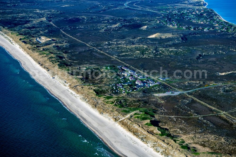 Aerial photograph List - School building of the Akademie on Meer in List at the island Sylt in the state Schleswig-Holstein, Germany