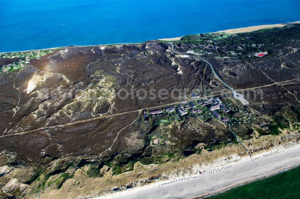 List from above - School building of the Akademie on Meer in List at the island Sylt in the state Schleswig-Holstein, Germany