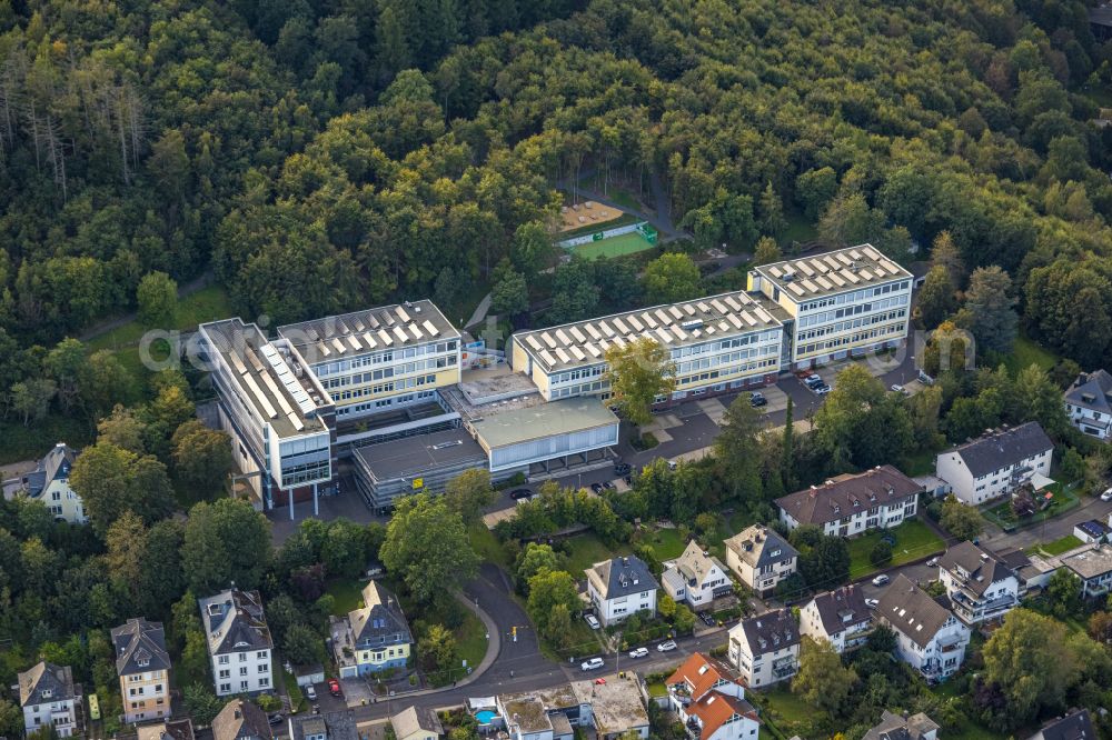 Siegen from the bird's eye view: School building of the vocational college economy and administration in Siegen in the state North Rhine-Westphalia