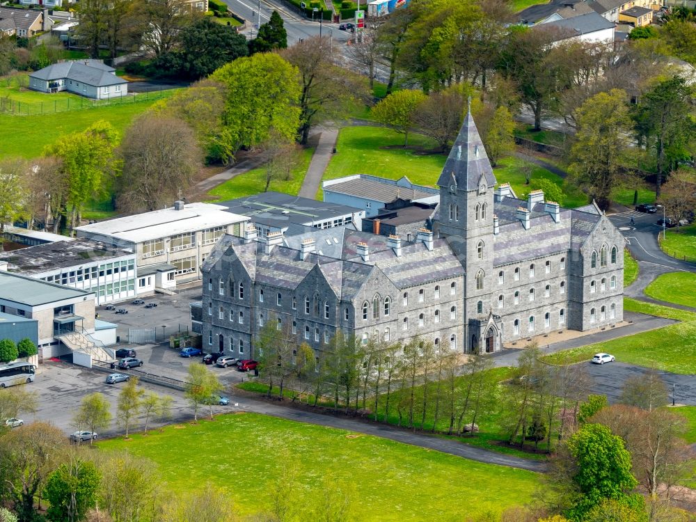 Aerial photograph Ennis - School building of the St. Flannan's College in Ennis in Clare, Ireland