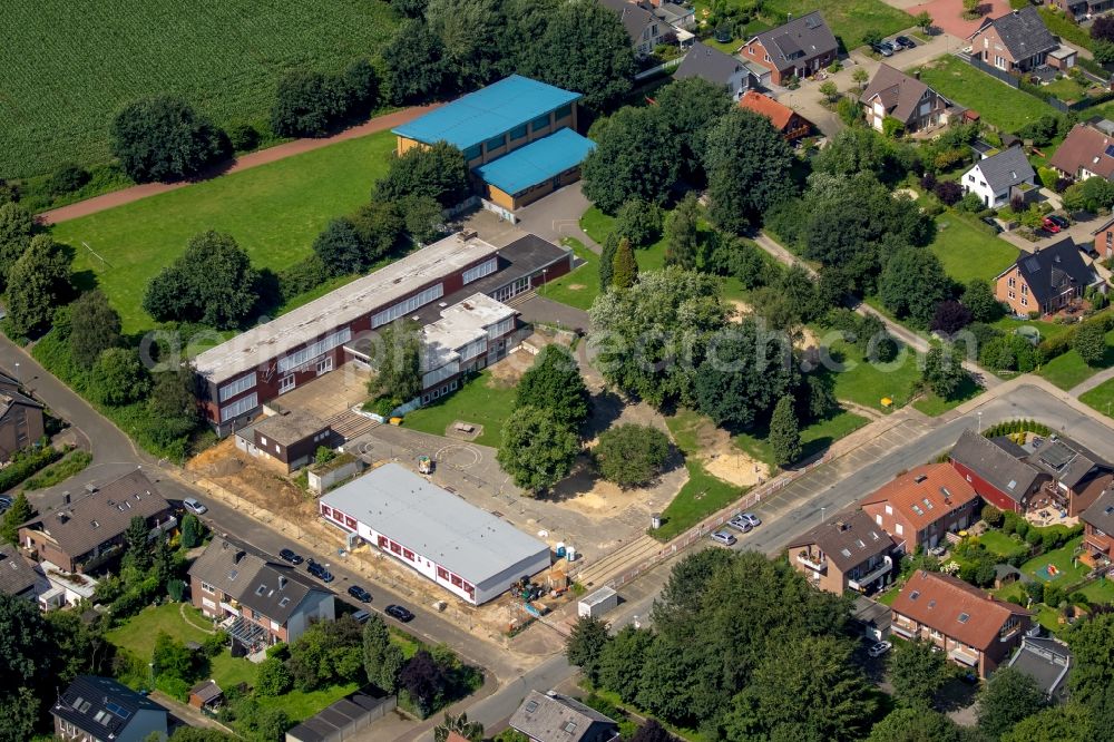 Haltern am See from the bird's eye view: School building of Freiherr of Eichendorff School Catholic Elementary School in Haltern am See in the state of North Rhine-Westphalia