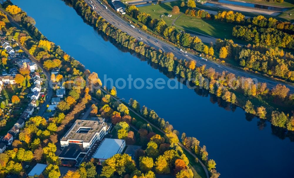 Herdecke from the bird's eye view: School building of the Friedrich Harkort Schule in Herdecke in the state North Rhine-Westphalia