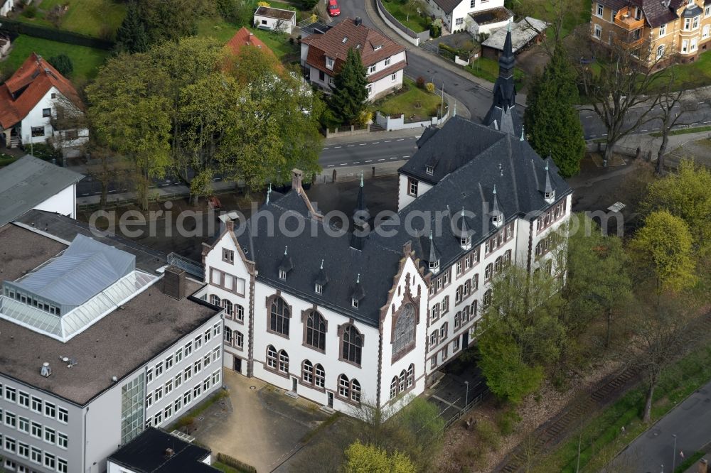 Einbeck from the bird's eye view: School building of the Goetheschule on Schuetzenstrasse in Einbeck in the state Lower Saxony