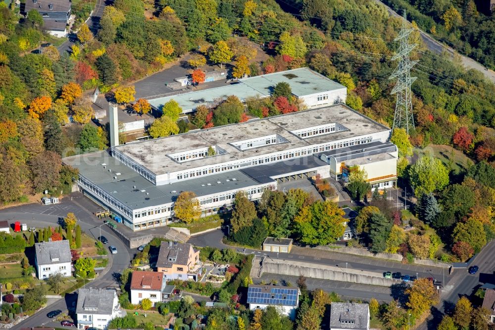 Siegen from the bird's eye view: School building in Siegen in the state North Rhine-Westphalia