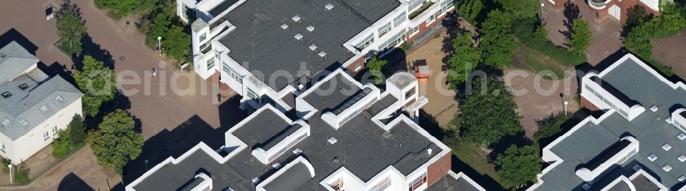 Berlin from above - School building of the John F. Kennedy School in Berlin in Germany