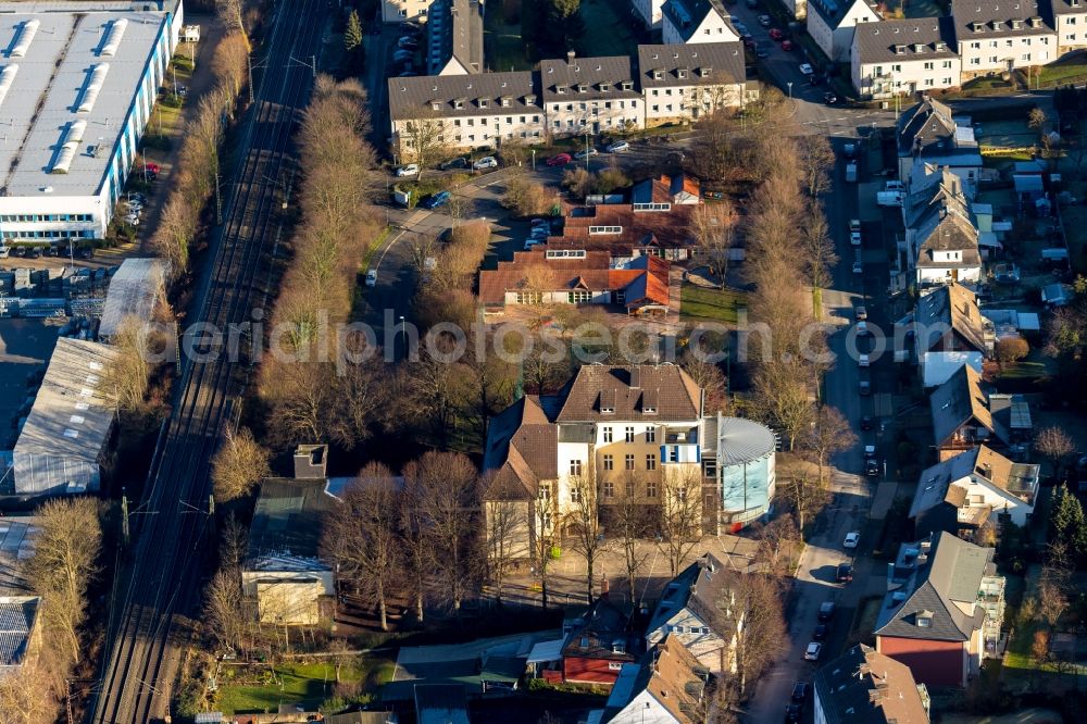 Hagen from above - School building of the Kipperschule in the district Westerbauer in Hagen in the state North Rhine-Westphalia, Germany