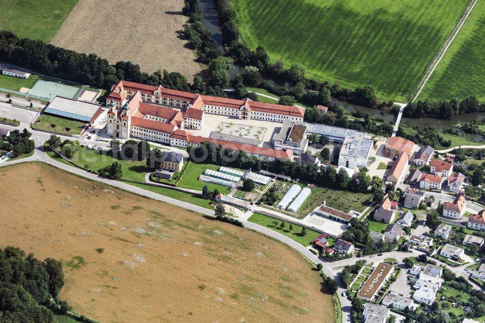 Eichstätt from the bird's eye view: School building of the Knabenrealschule in the district Rebdorf in Eichstaett in the state Bavaria