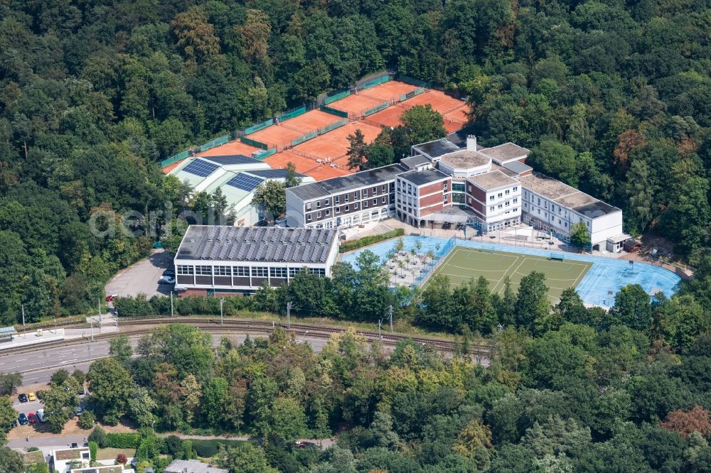 Stuttgart from the bird's eye view: School building of the Merz Schule in Stuttgart in the state Baden-Wurttemberg, Germany