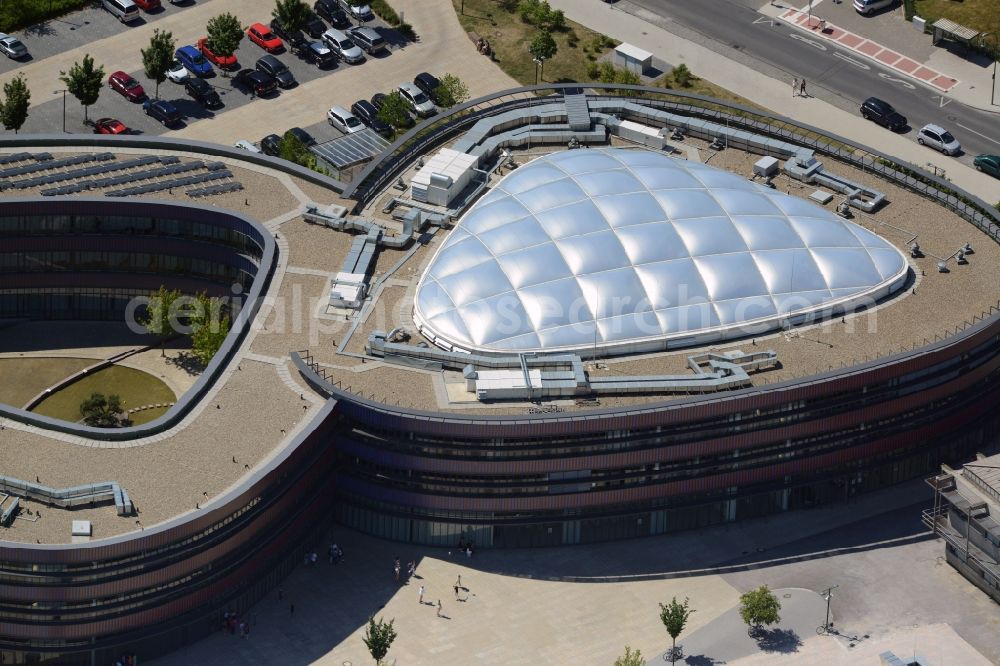 Bochum from above - School building of the Neues Gymnasium Bochum an der Querenburger Strasse in Bochum in the state North Rhine-Westphalia