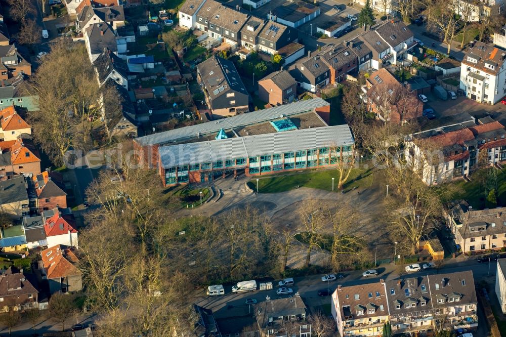 Herne from the bird's eye view: School building of the Paul Klee School in Herne in the state of North Rhine-Westphalia