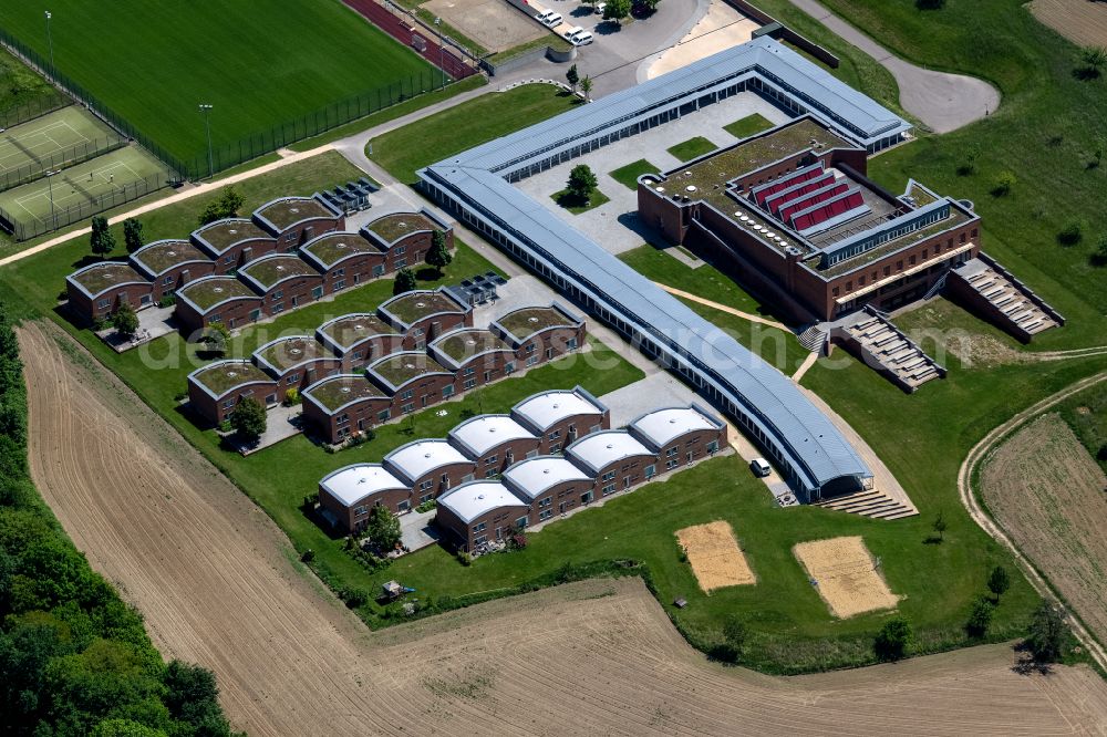 Aerial image Überlingen - School building of the Salem Kolleg in Ueberlingen in the state Baden-Wuerttemberg, Germany