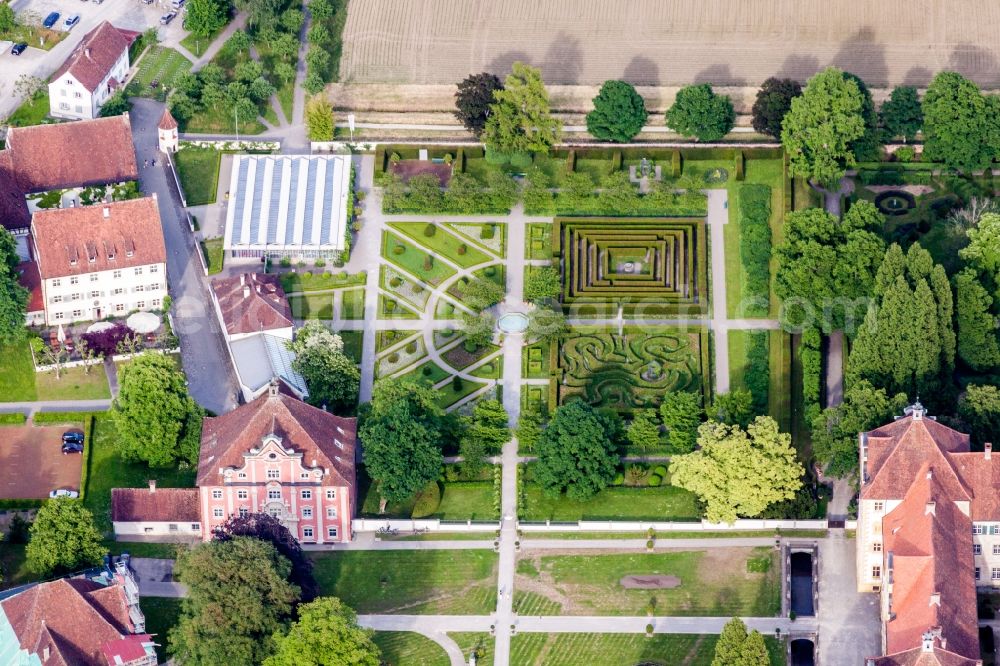 Salem from the bird's eye view: School building of the Schule Schloss Salem in Salem in the state Baden-Wurttemberg, Germany