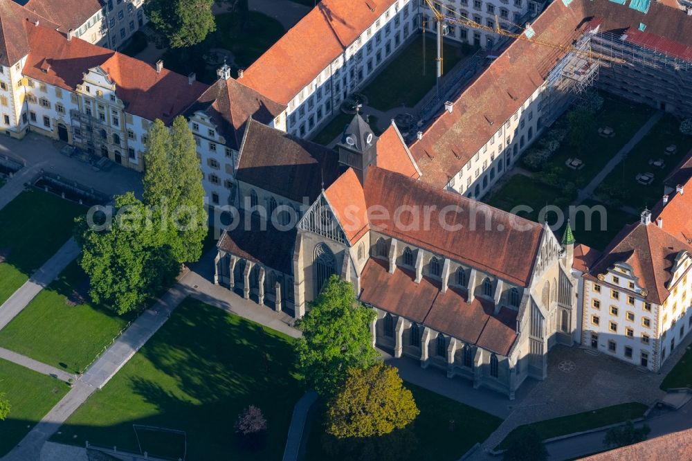 Aerial image Salem - School building of the Schule Schloss Salem in Salem in the state Baden-Wurttemberg, Germany