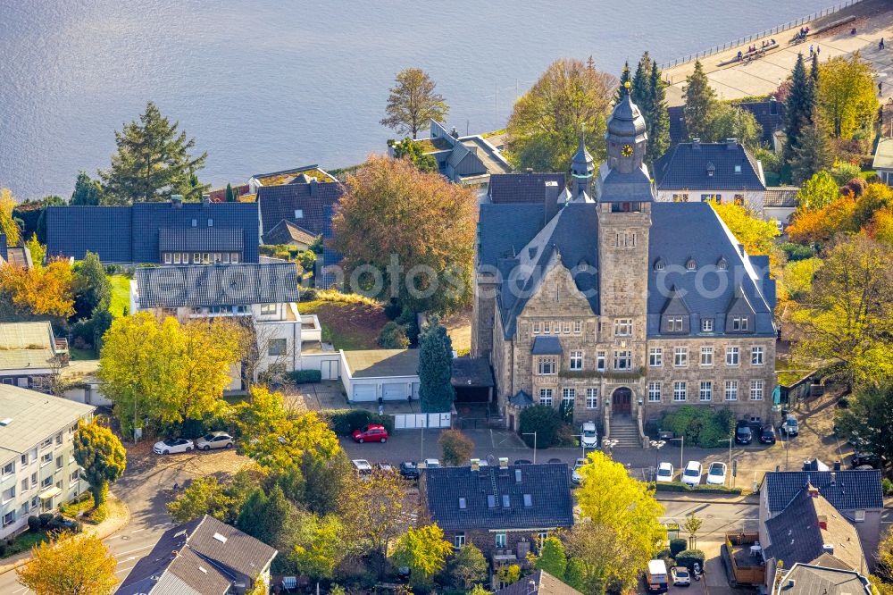 Wetter (Ruhr) from the bird's eye view: School building Schule am See on Wilhelmstrasse in Wetter (Ruhr) in the state North Rhine-Westphalia, Germany