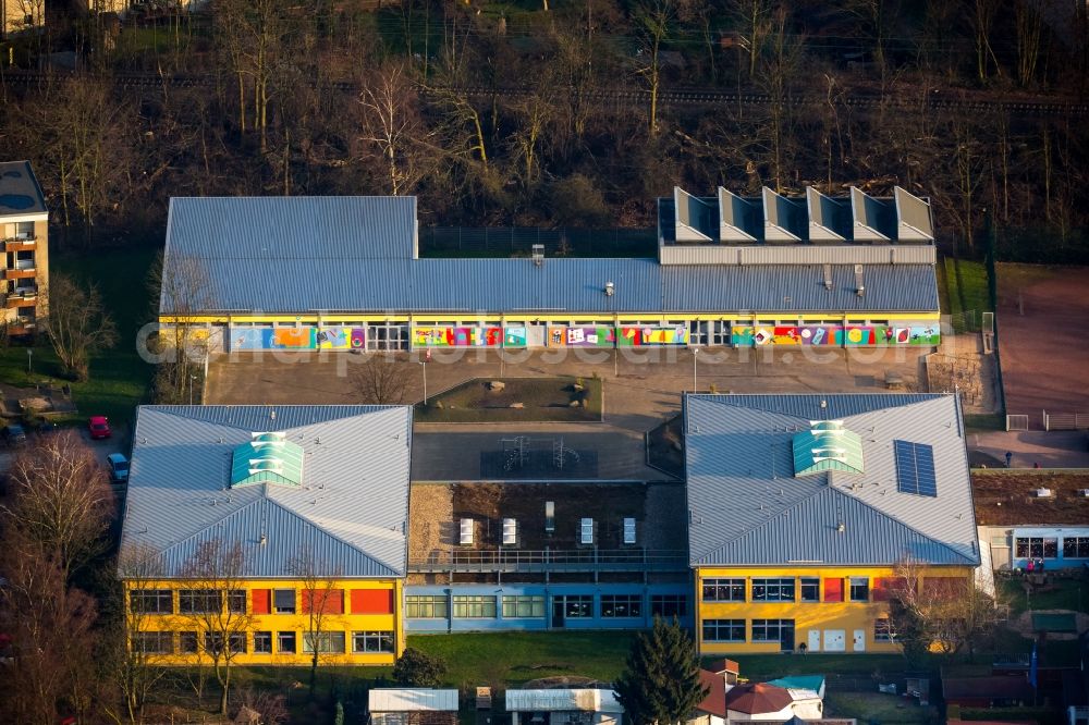 Aerial photograph Herne - School building of the Municipal Community Primary School in Herne in North Rhine-Westphalia