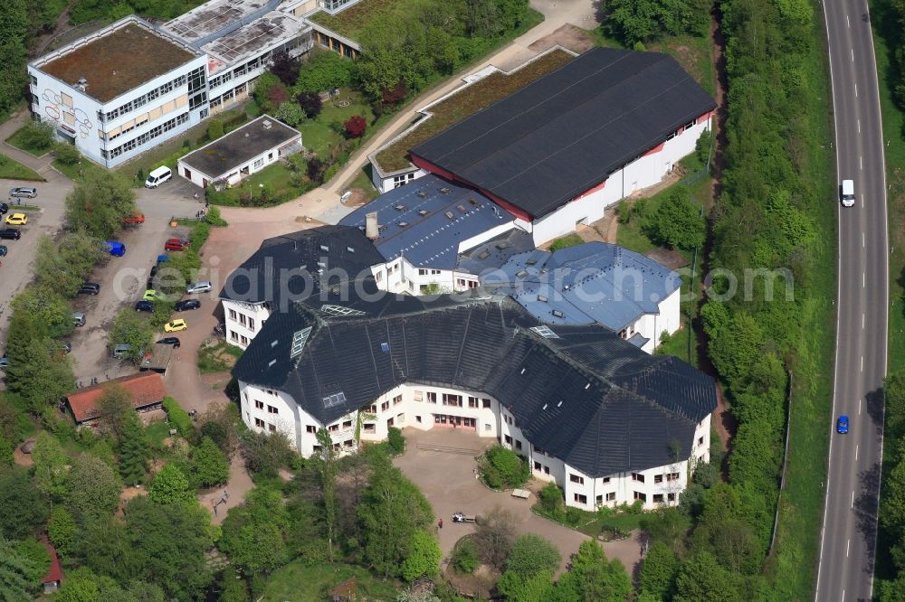 Aerial photograph Schopfheim - School grounds and buildings of the Waldorf School in Schopfheim in the state Baden-Wuerttemberg