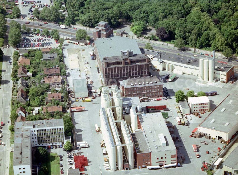 Berlin - Hohenschönhausen from above - Schultheiß-Brauerei in Berlin- Hohenschönhausen.