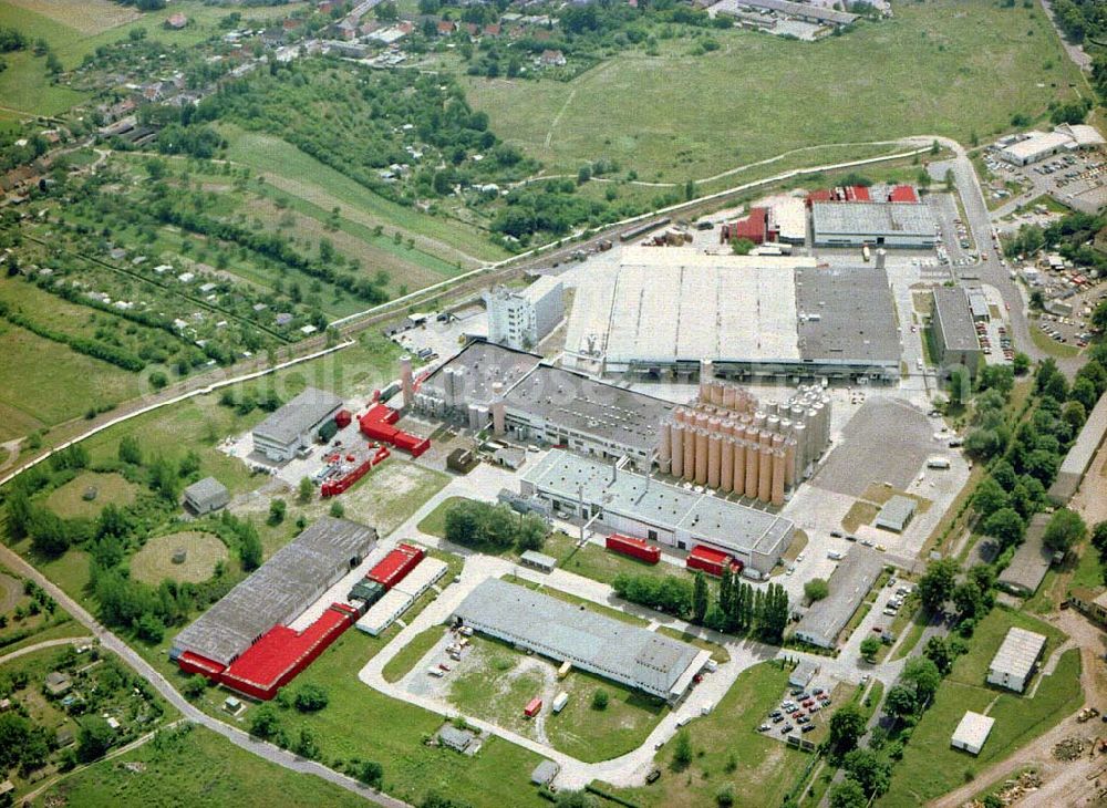 Aerial image Frankfurt / Oder - Schultheiß-Brauerei in Frankfurt / Oder.