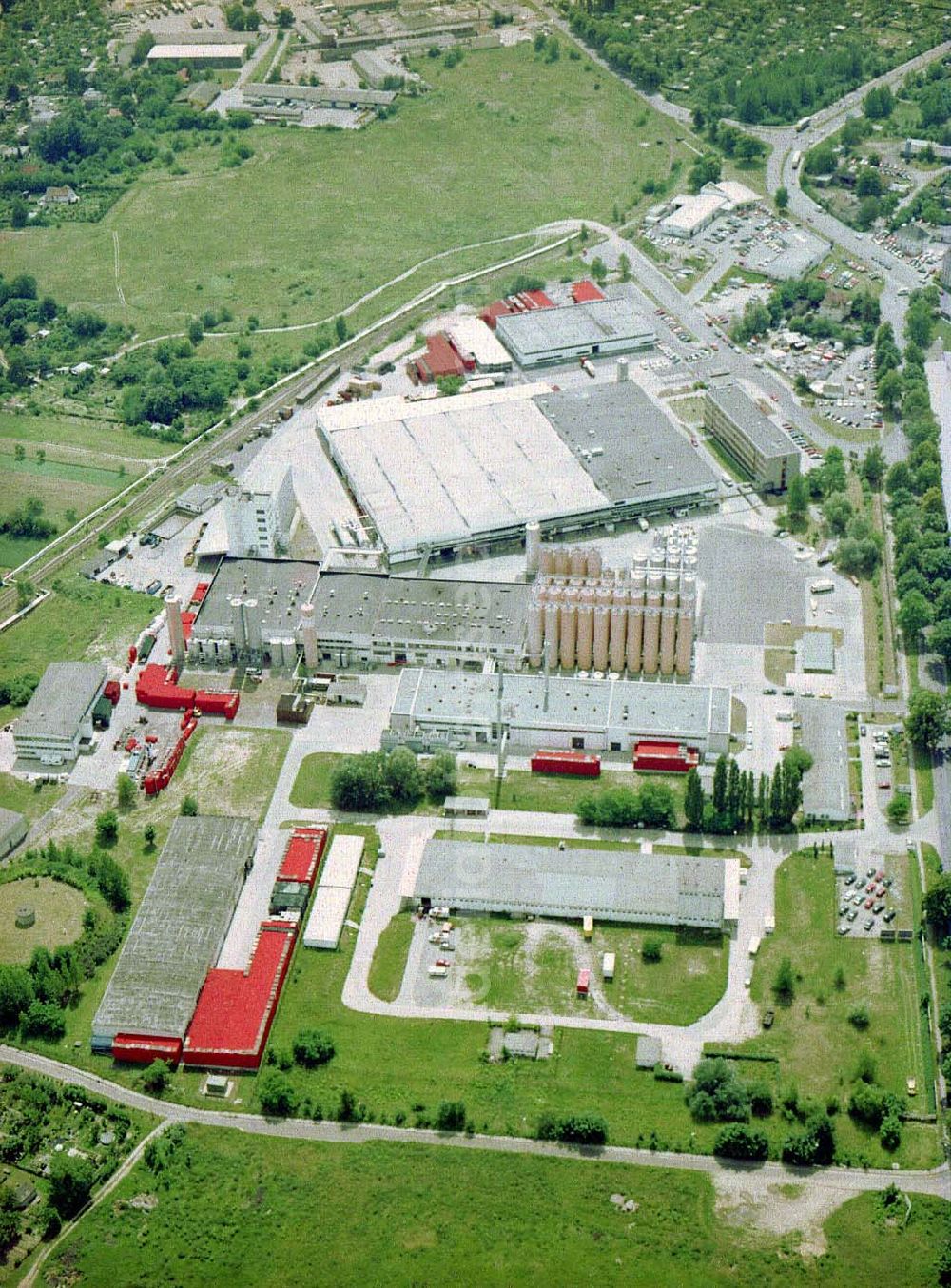 Aerial photograph Frankfurt / Oder - Schultheiß-Brauerei in Frankfurt / Oder.