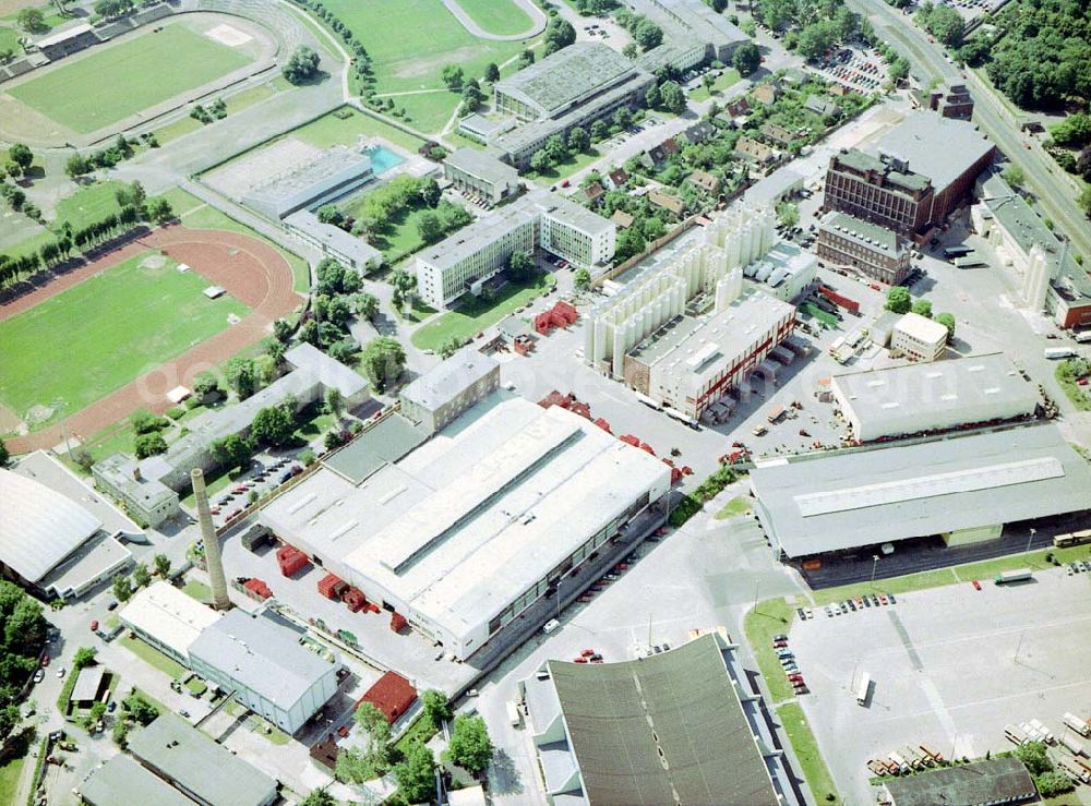 Aerial image Berlin-Hohenschönhausen - Schultheiss-Brauerei in der Indira-Gandhi-Straße 66-69 in 13053 Berlin.