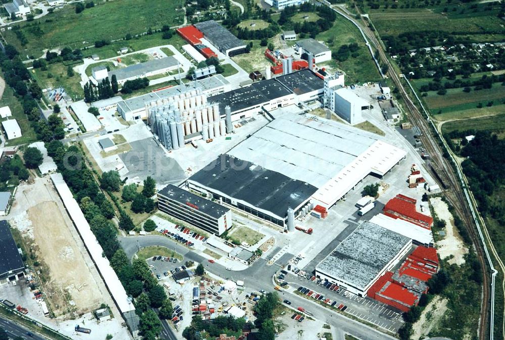 Frankfurt / Oder from the bird's eye view: Schultheiss-Brauerei in der Lebusser Chaussee3 in 15234 Frankfurt / Oder.