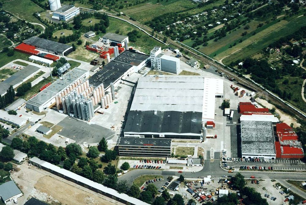 Aerial image Frankfurt / Oder - Schultheiss-Brauerei in der Lebusser Chaussee3 in 15234 Frankfurt / Oder.