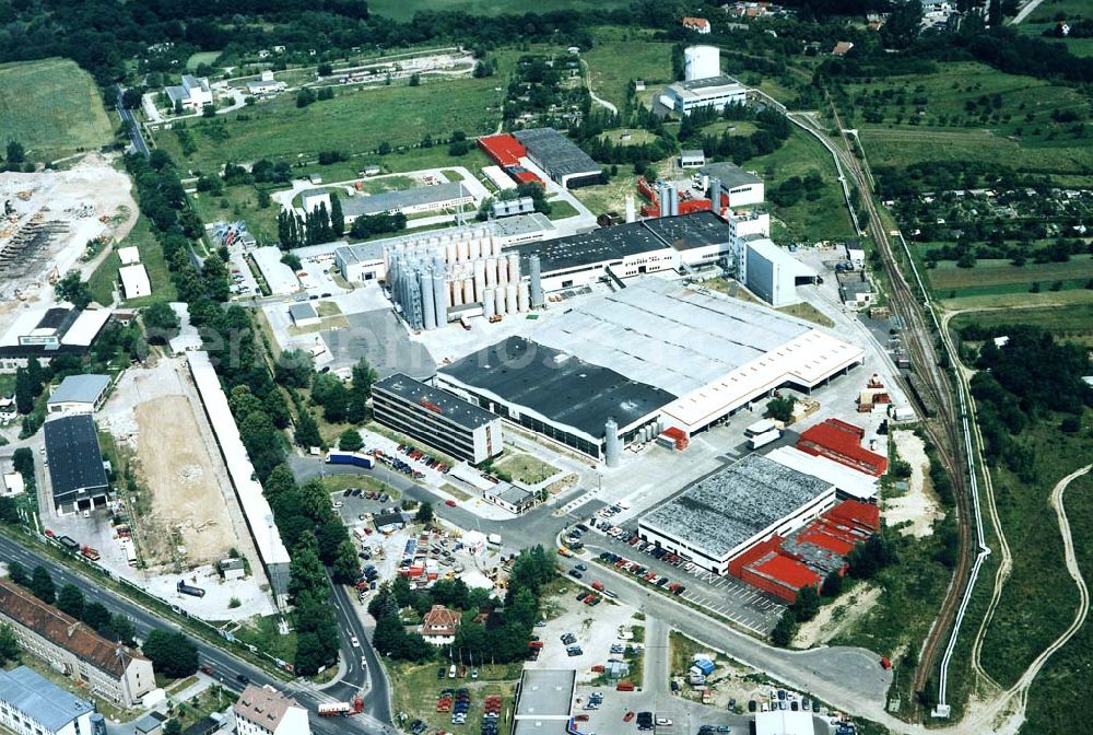 Frankfurt / Oder from the bird's eye view: Schultheiss-Brauerei in der Lebusser Chaussee3 in 15234 Frankfurt / Oder.