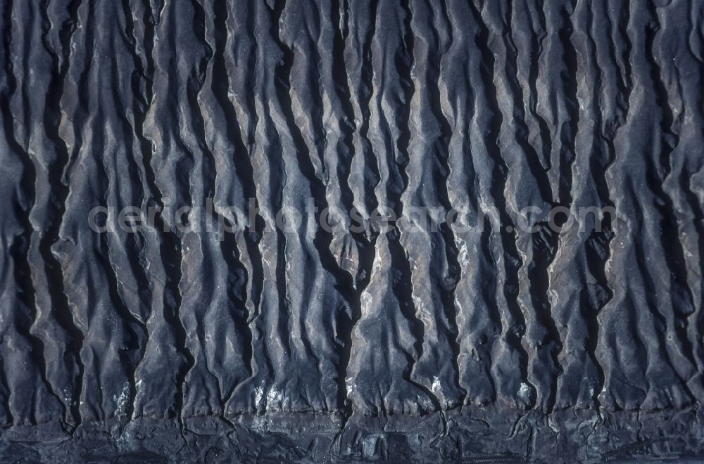 Wackersdorf from above - Black coal landfill landscape in Wackersdorf in Bavaria