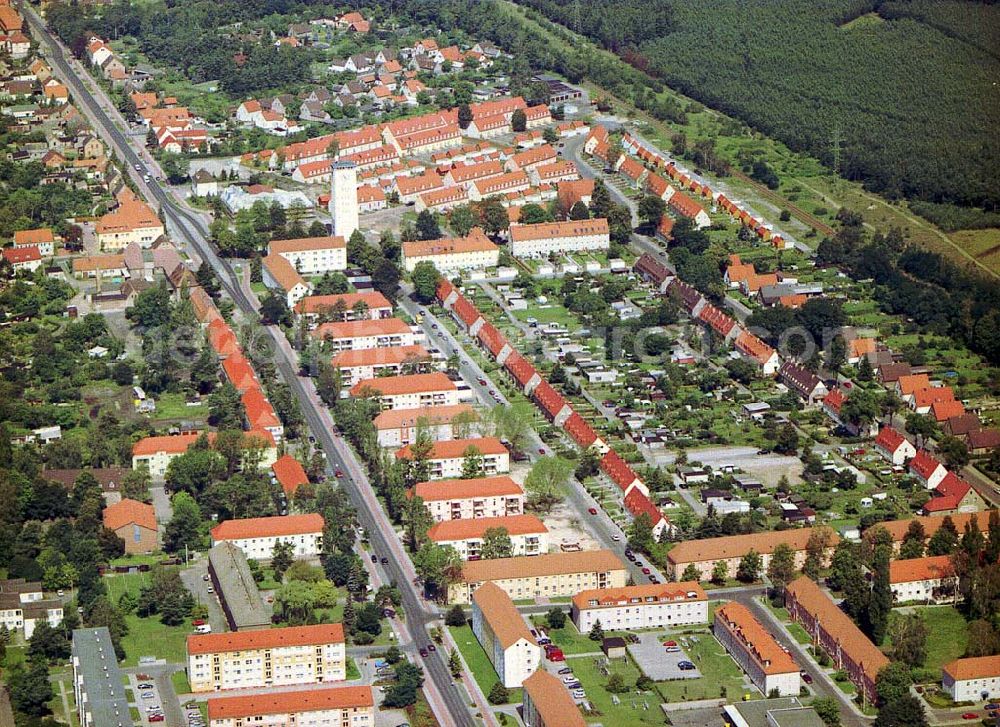 Schwarzheide from the bird's eye view: Schwarzheide