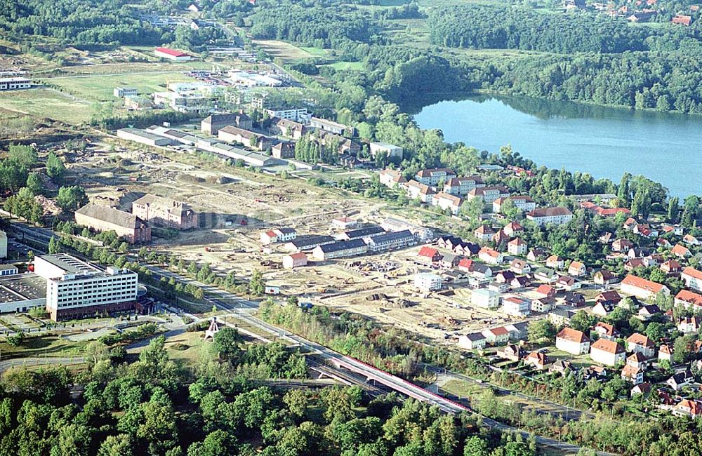 Schwerin / Mecklenburg Vorpommern from above - 