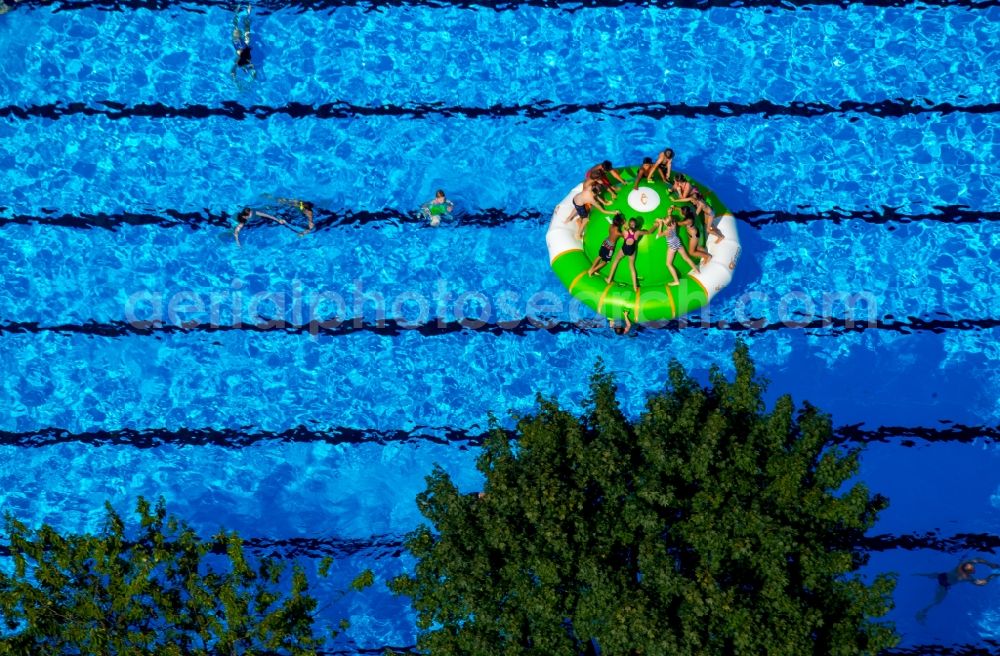 Aerial image Meschede - Swimming pool in Meschede in the state North Rhine-Westphalia