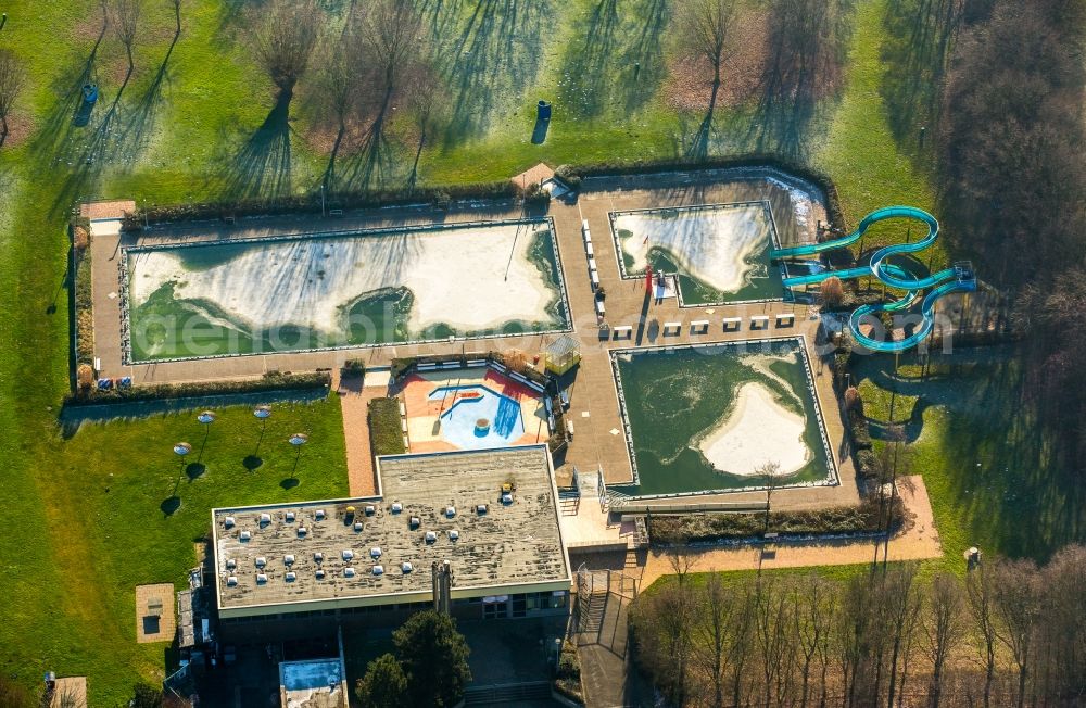 Aerial photograph Hamm - Swimming pool in Hamm in the state North Rhine-Westphalia