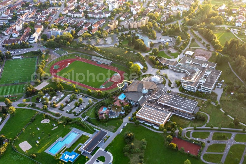 Aerial photograph Freudenstadt - Swimming pool of the Panorama-Bad in Freudenstadt in the state Baden-Wuerttemberg, Germany