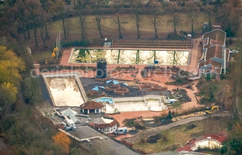 Aerial photograph Werne - Swimming pool of the Solebad casa medici in the district Ruhr Metropolitan Area in Werne in the state North Rhine-Westphalia