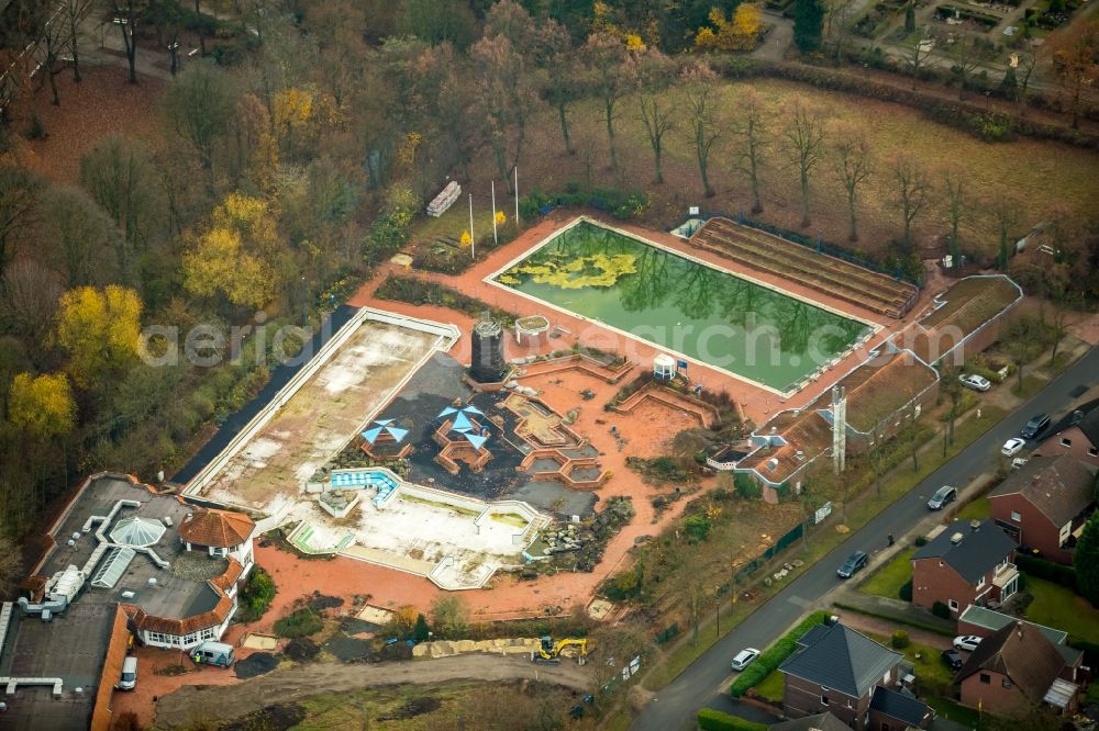 Aerial photograph Werne - Swimming pool of the Solebad casa medici in the district Ruhr Metropolitan Area in Werne in the state North Rhine-Westphalia