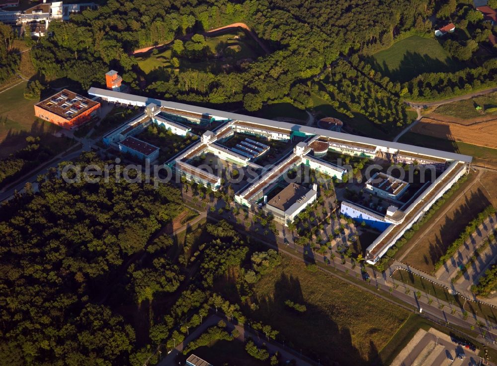 Aerial image Ulm - View of the area of the Science Park. Including the euro engineering AG, the WITec, the University of Ulm and several institutes of the University of Ulm